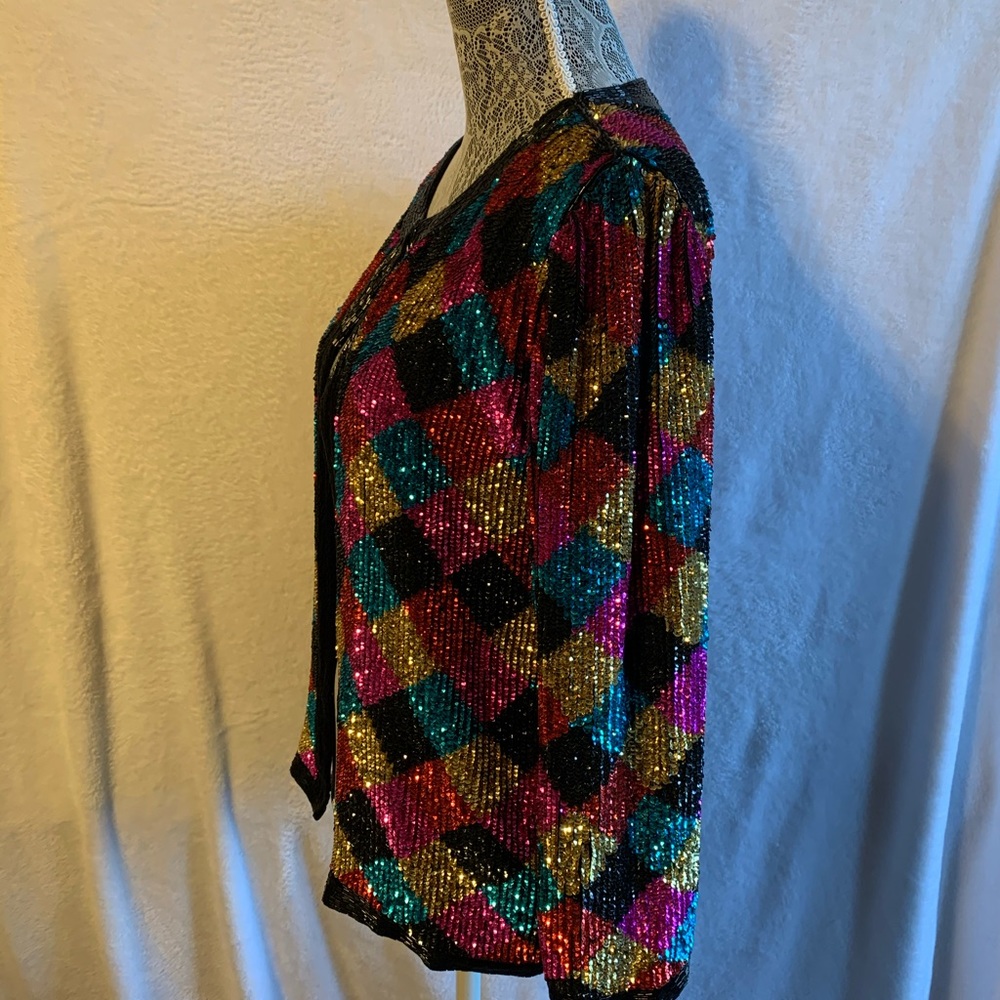 Evening Sequined Jacket - image 5